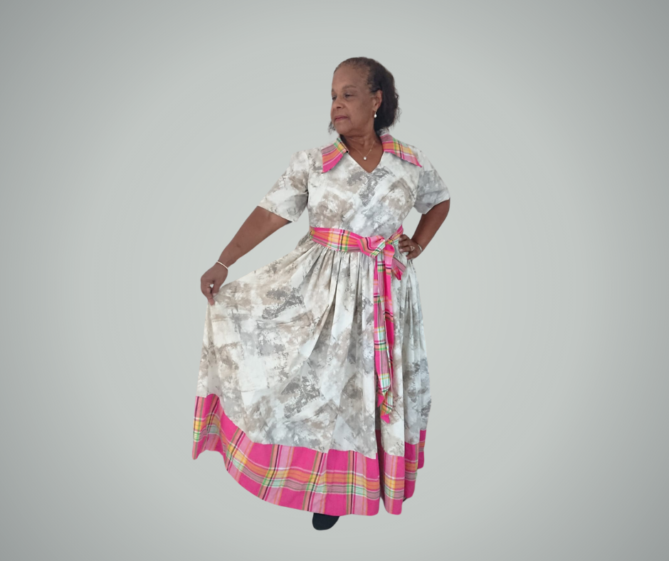 Vee's Creole Gathered Dress