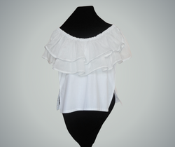 Double Flounce Blouse S Blouse