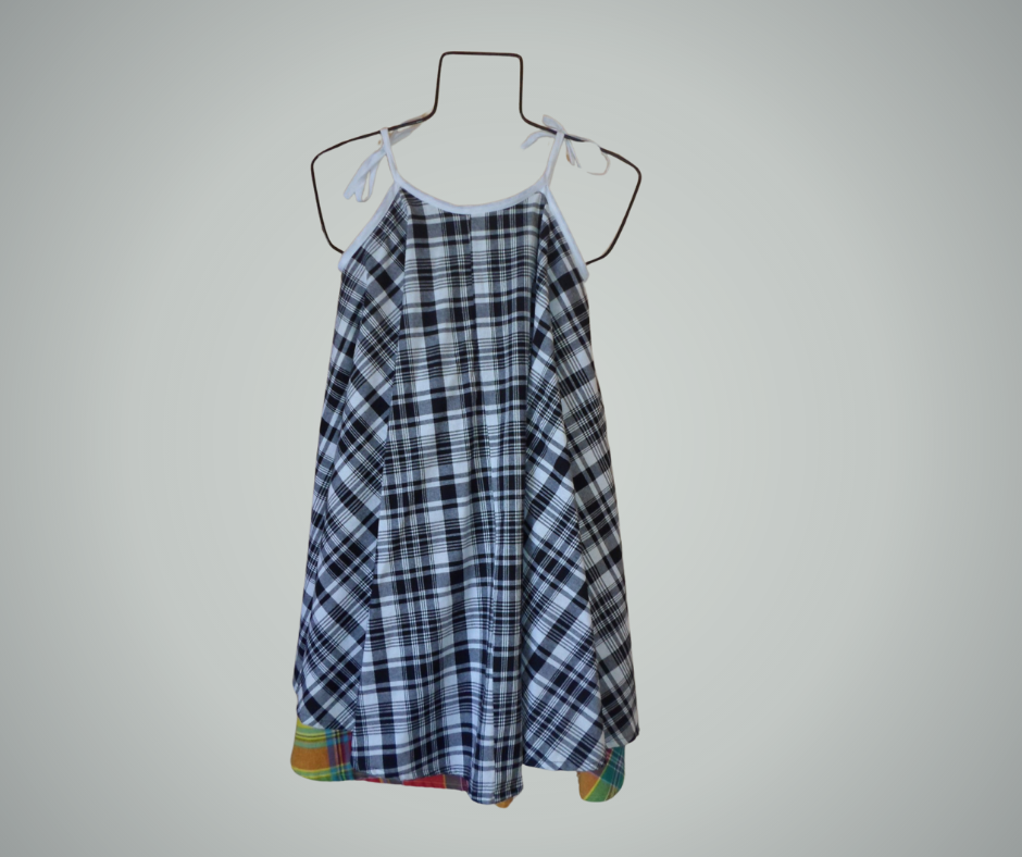 Madras Blend Sundress Dress