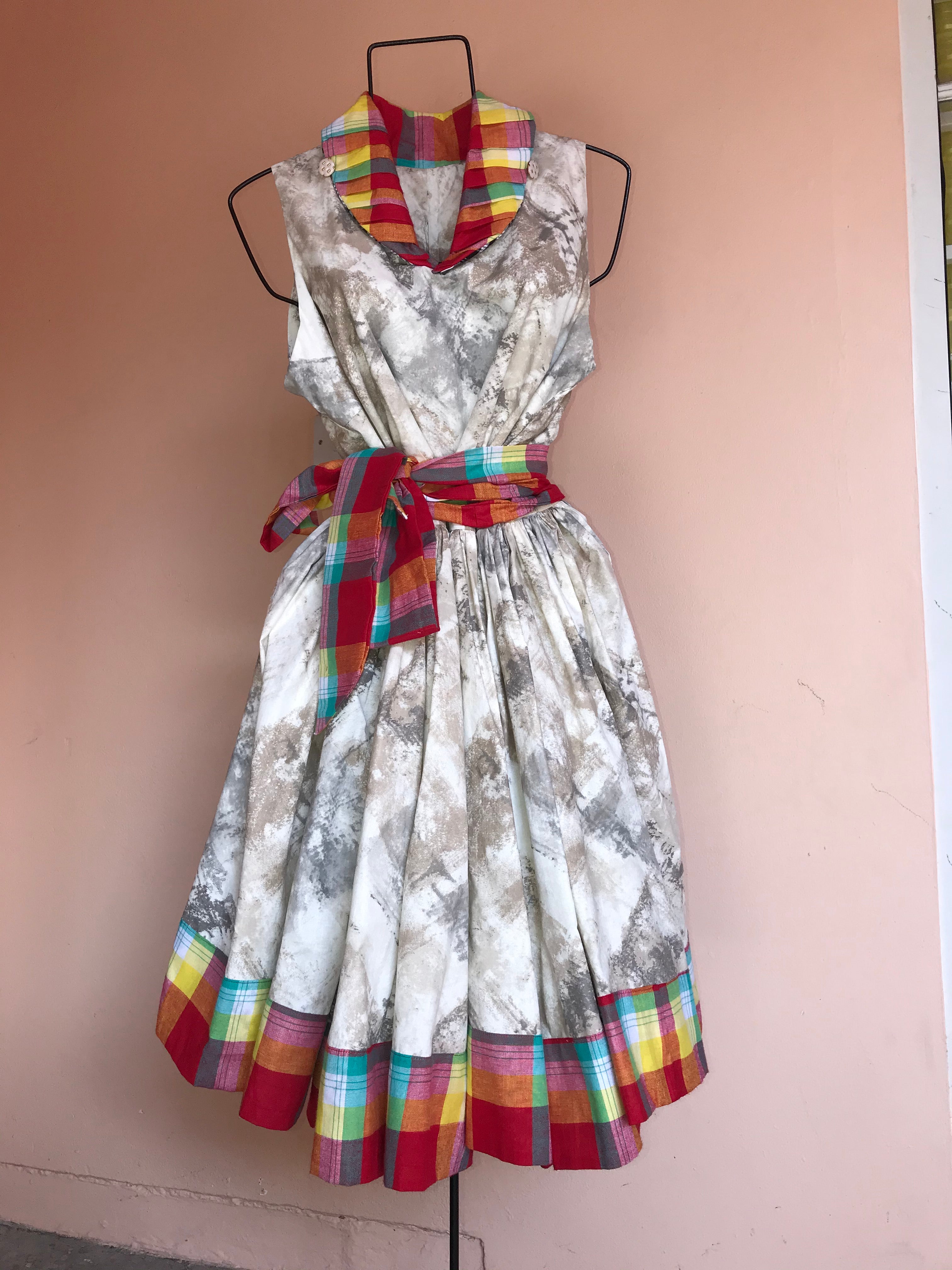 Vees Creole Gathered Dress