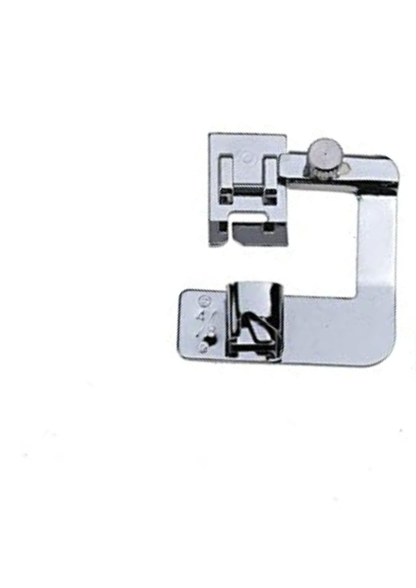 MFI Domestic Rolled Hem Presser Foot wide