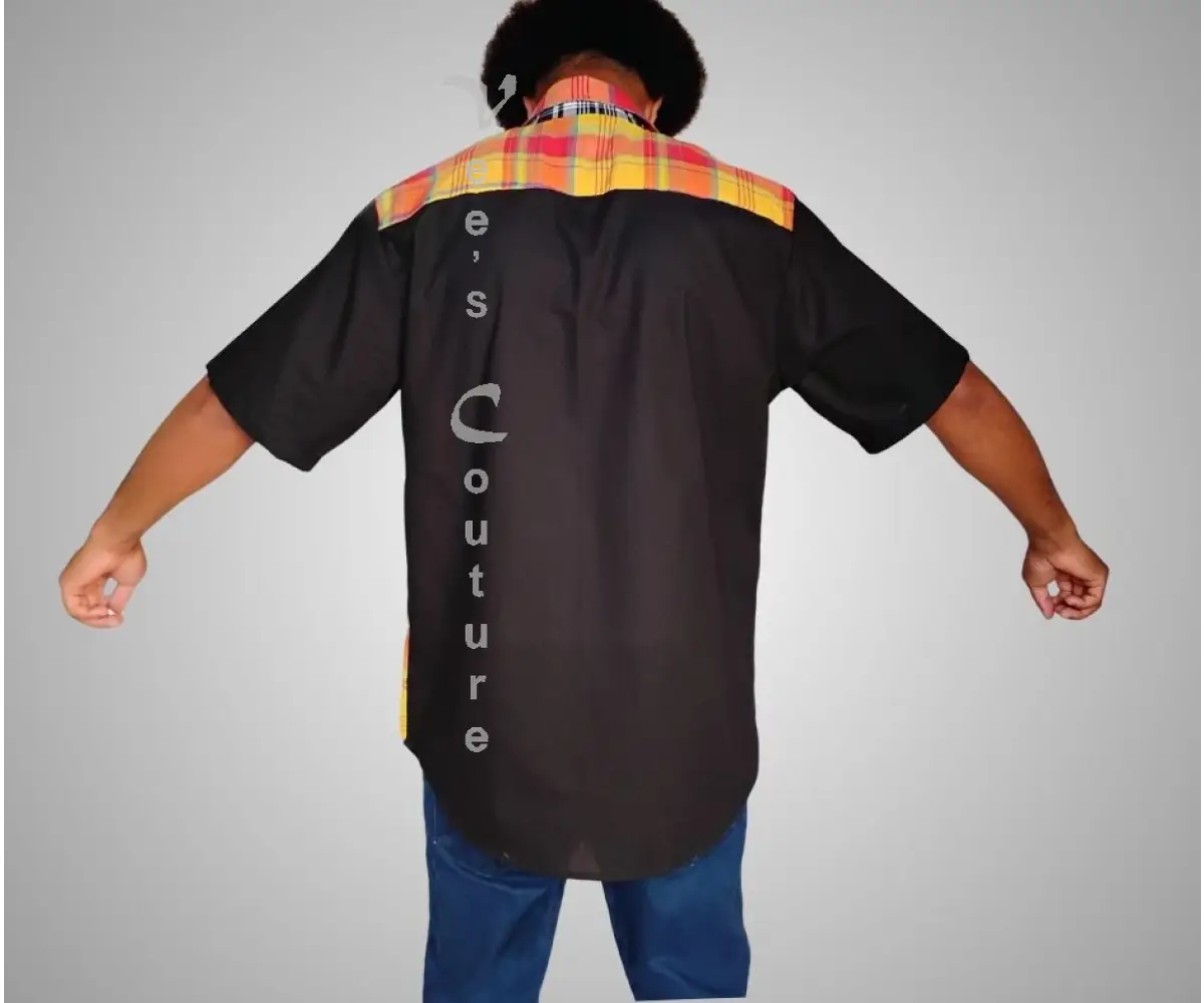 Chroma Madras Patch - Black MEN’S SHIRT