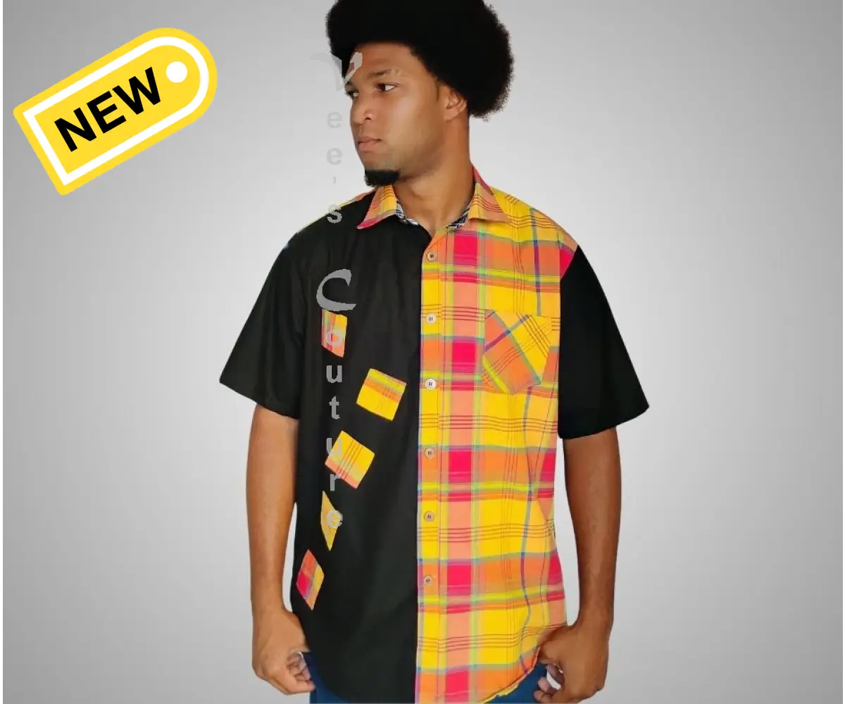 Chroma Madras Patch - Black MEN’S SHIRT