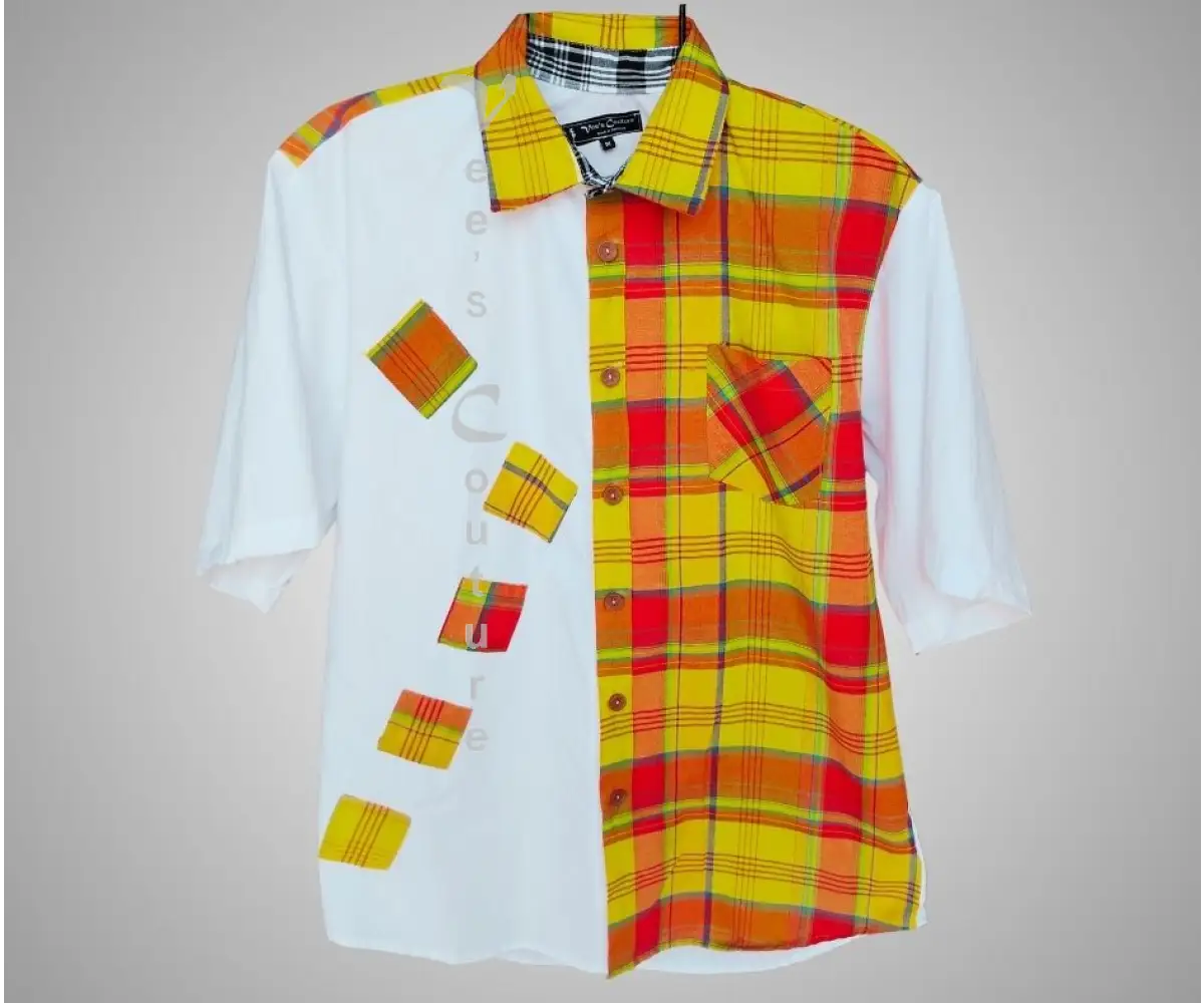 Madras Split MEN’S SHIRT