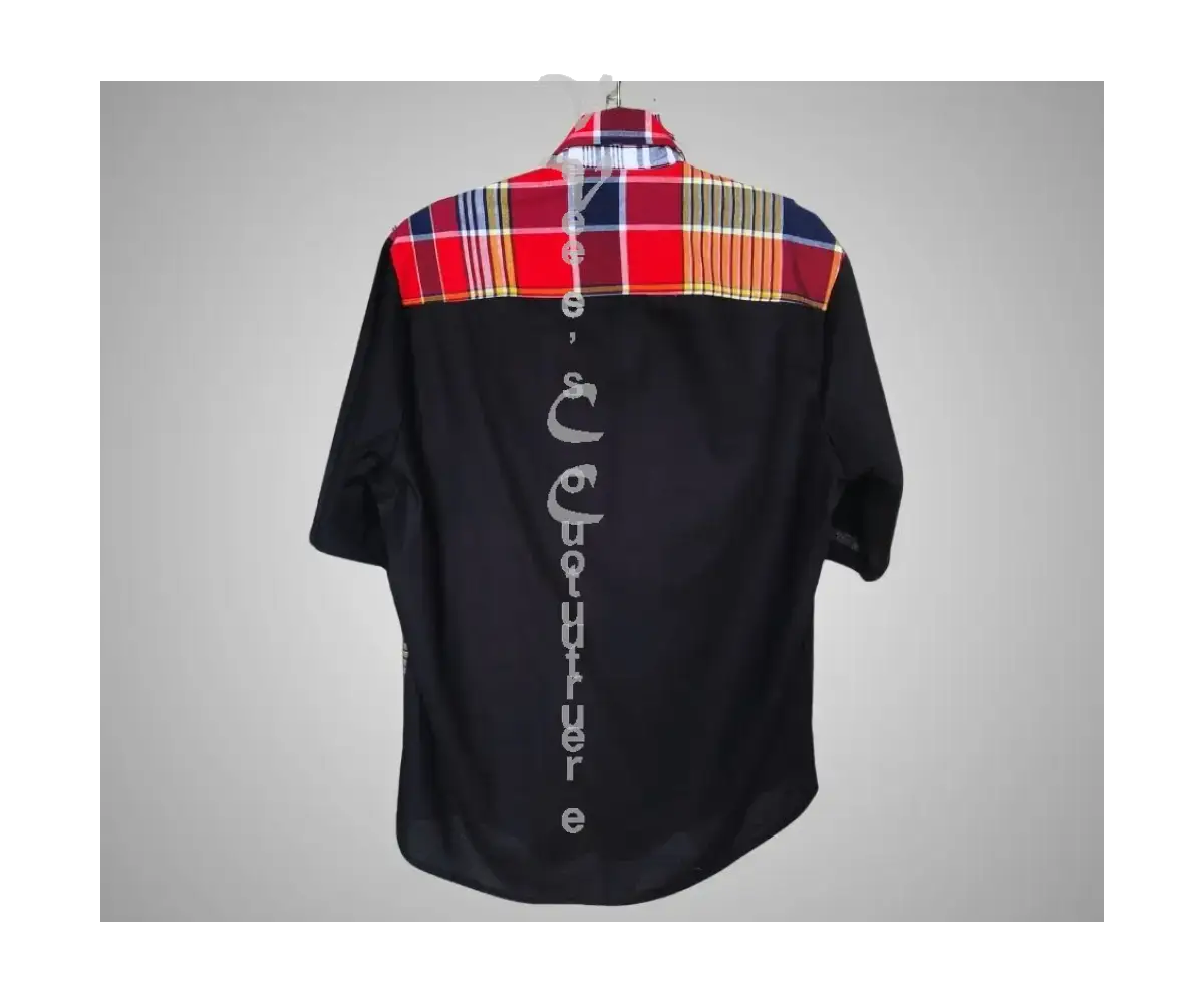 Color Block Madras MEN’S SHIRT