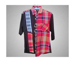 Color Block Madras MEN’S SHIRT