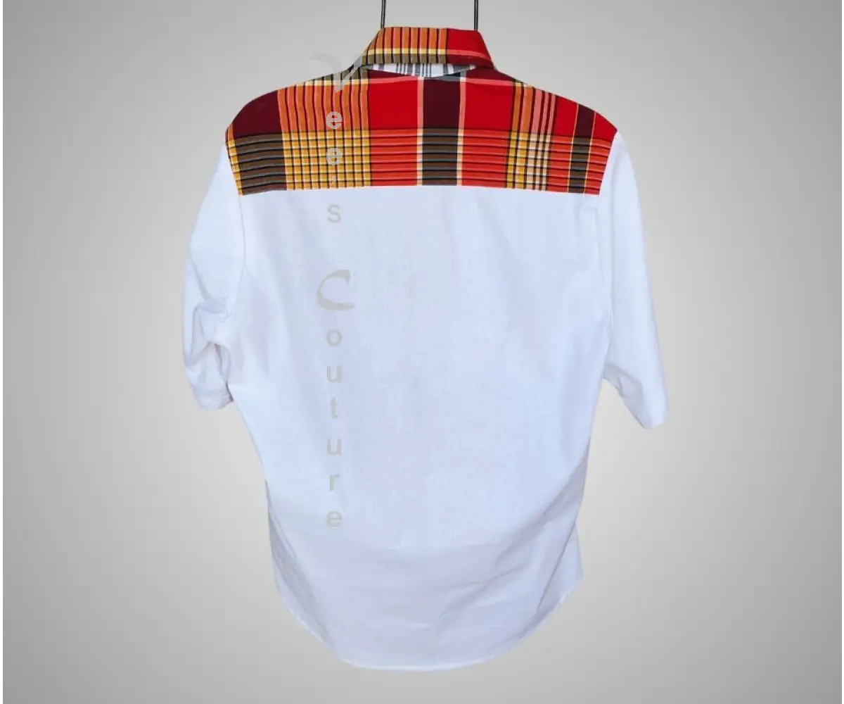 Color Block Madras MEN’S SHIRT