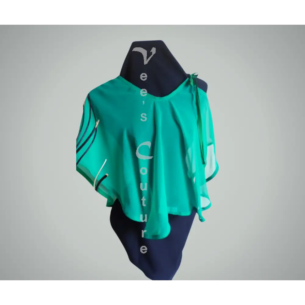 Cold Shoulder Ponchos Single Cold Shoulder Blouse