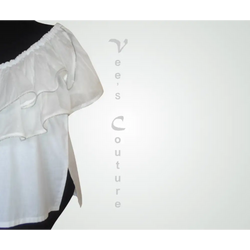 Double Flounce Blouse Blouse