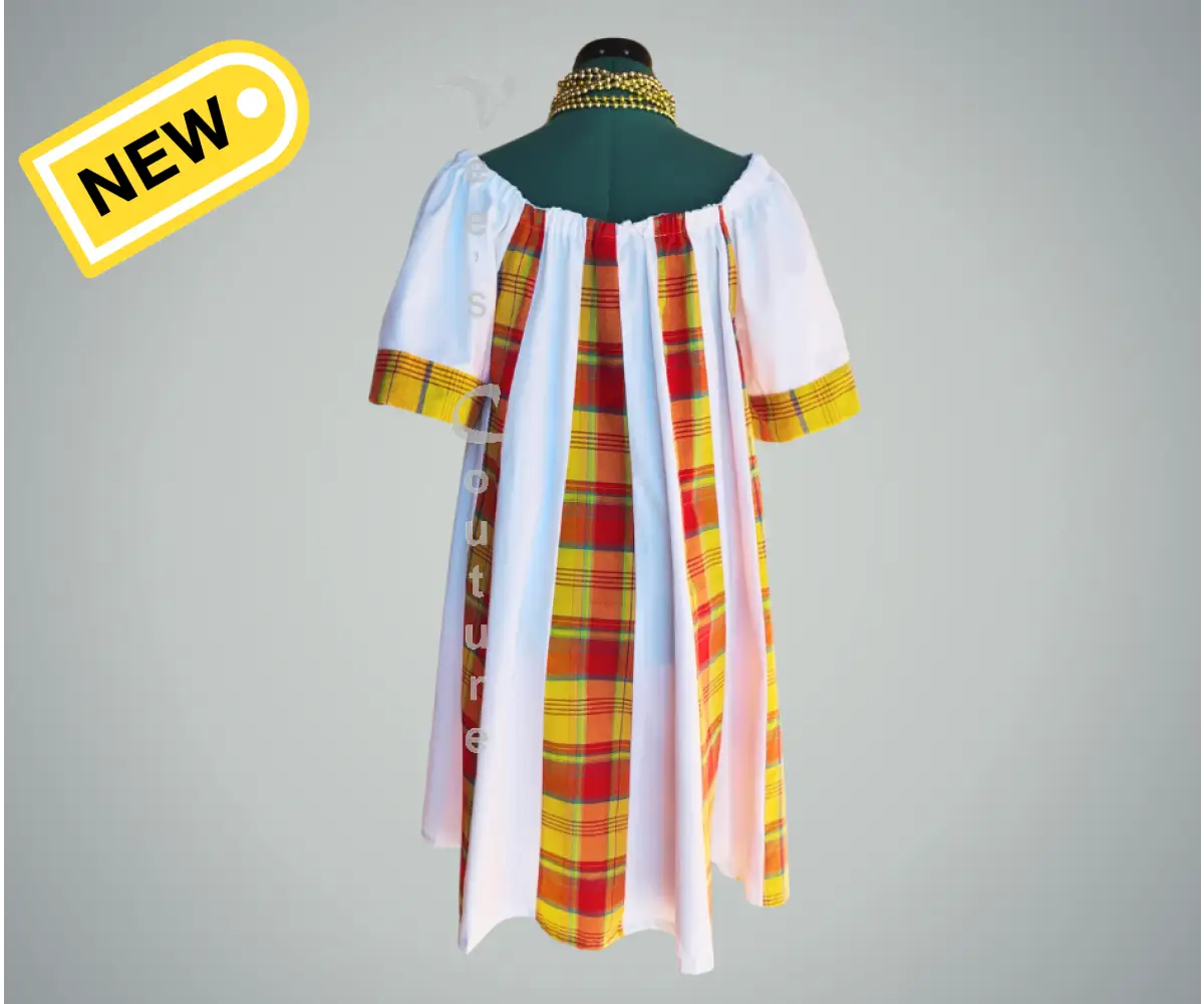 Flared Paneled Midi Dress Dress