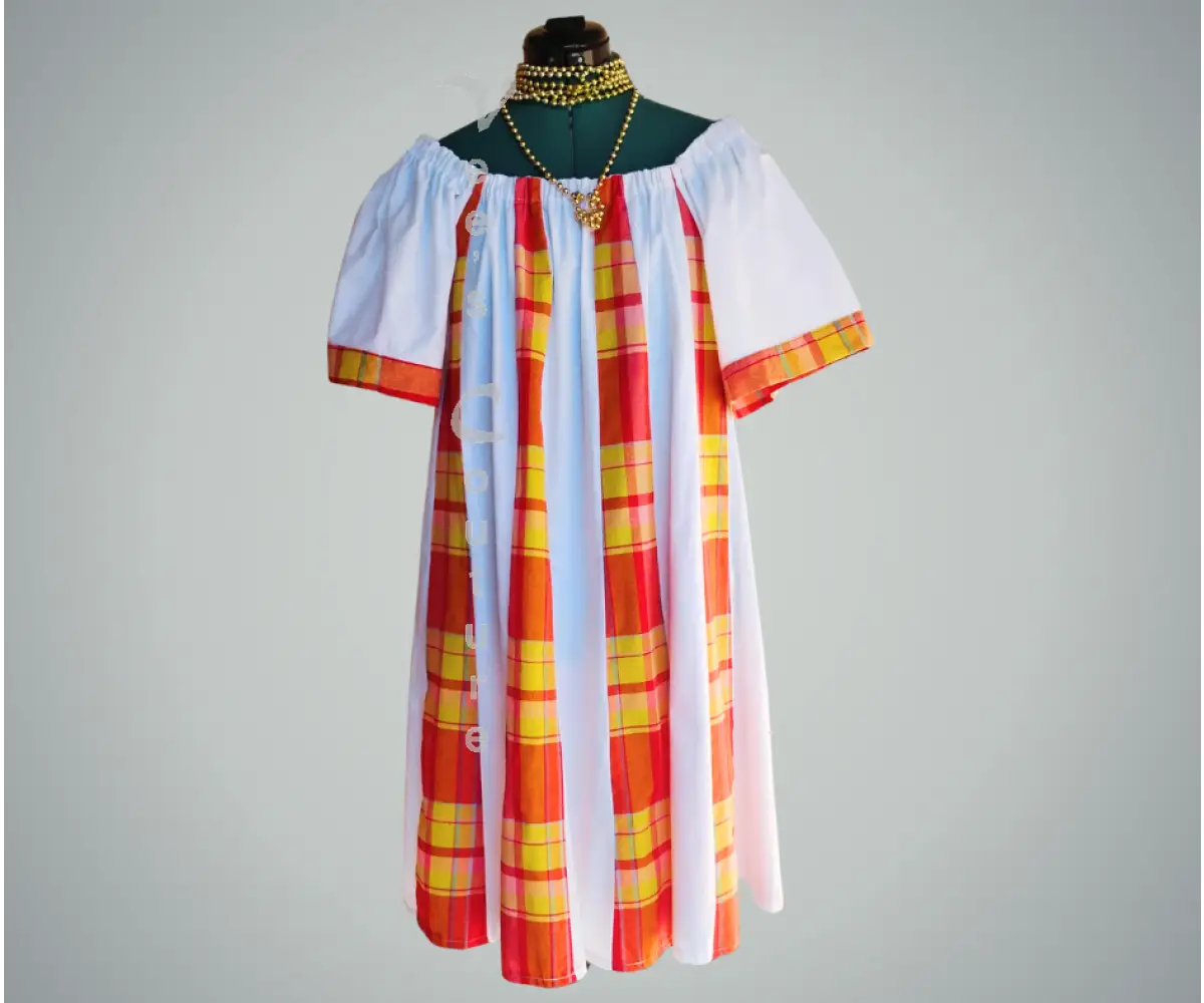 Flared Paneled Midi Dress Dress