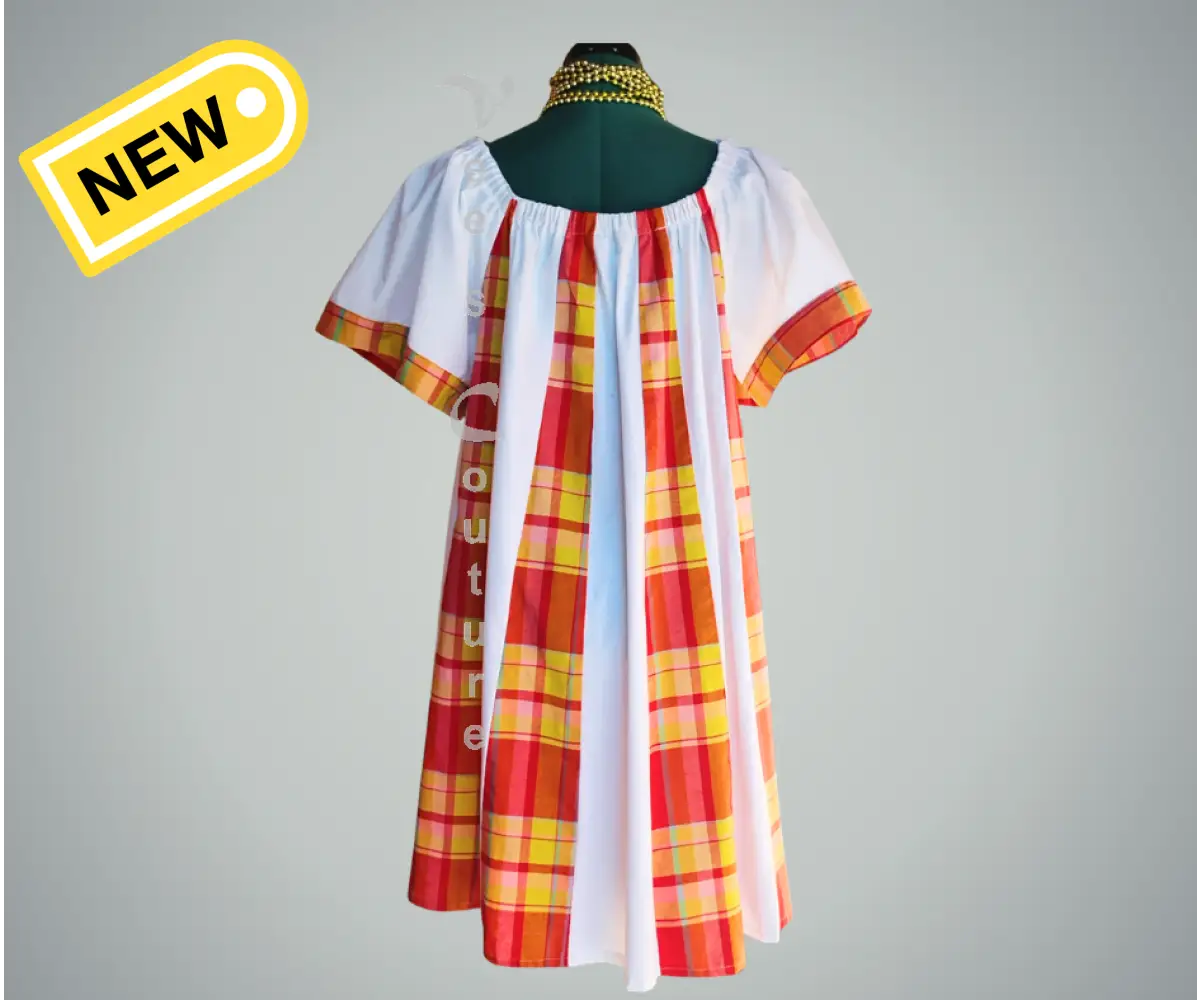 Flared Paneled Midi Dress Dress