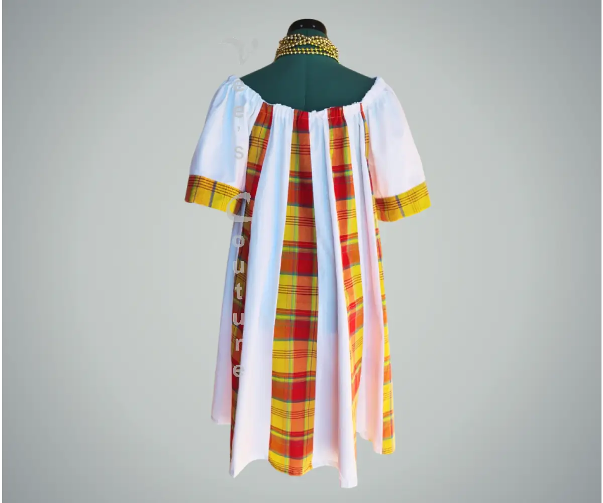 Flared Paneled Midi Dress Dress