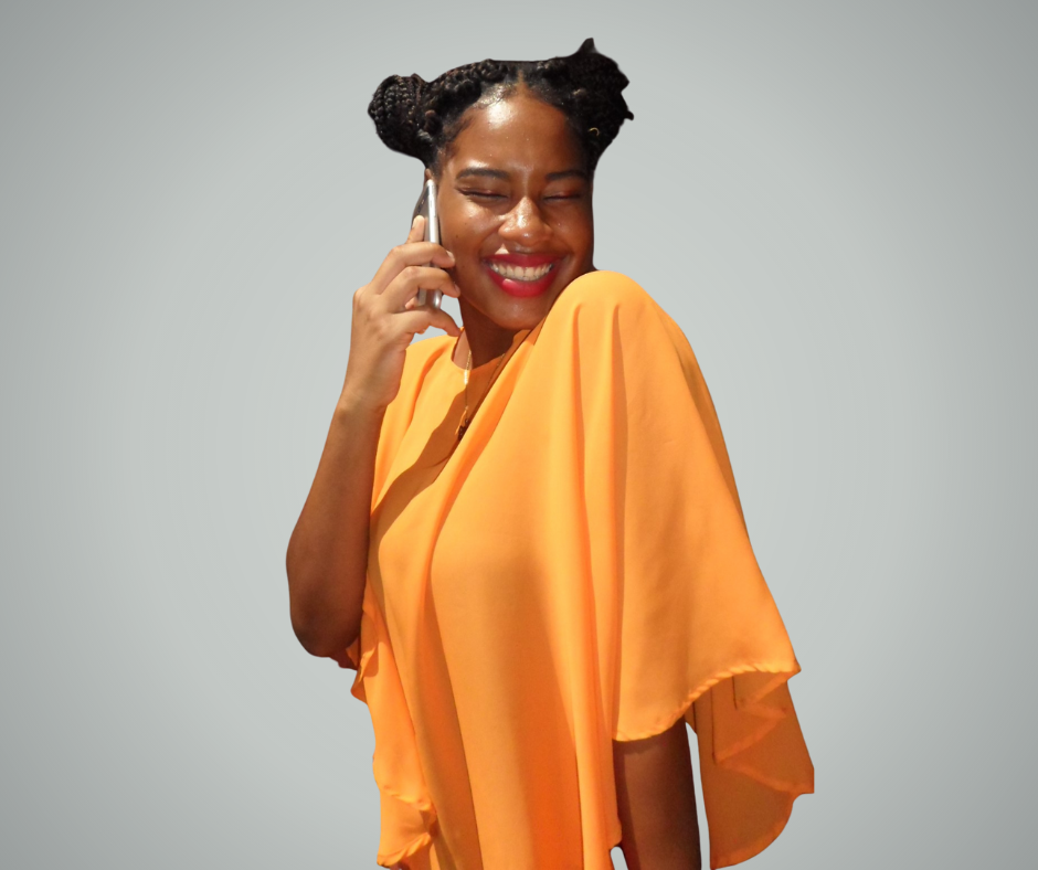 Full Size Poncho Orange Dress