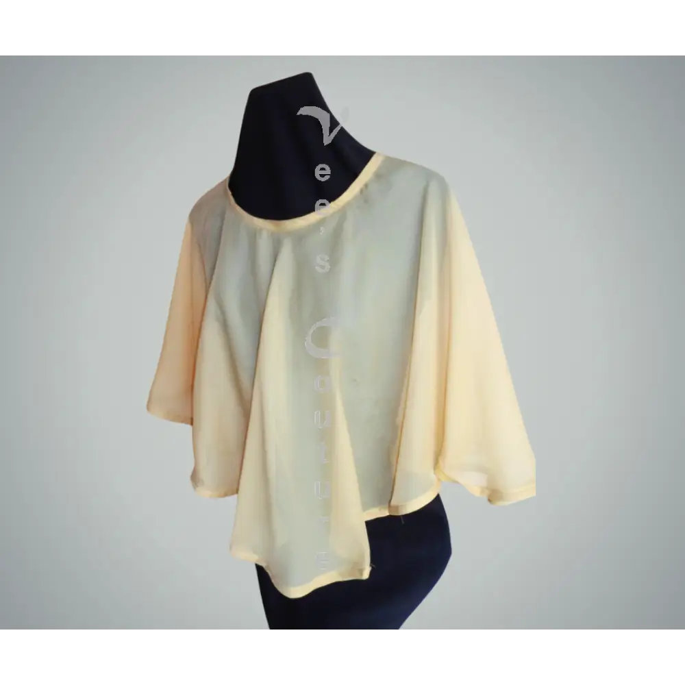 Half Size Ponchos Gold Top
