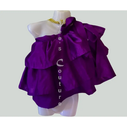 Layered Top - Solid Layered Merlot / One Size Fits Most