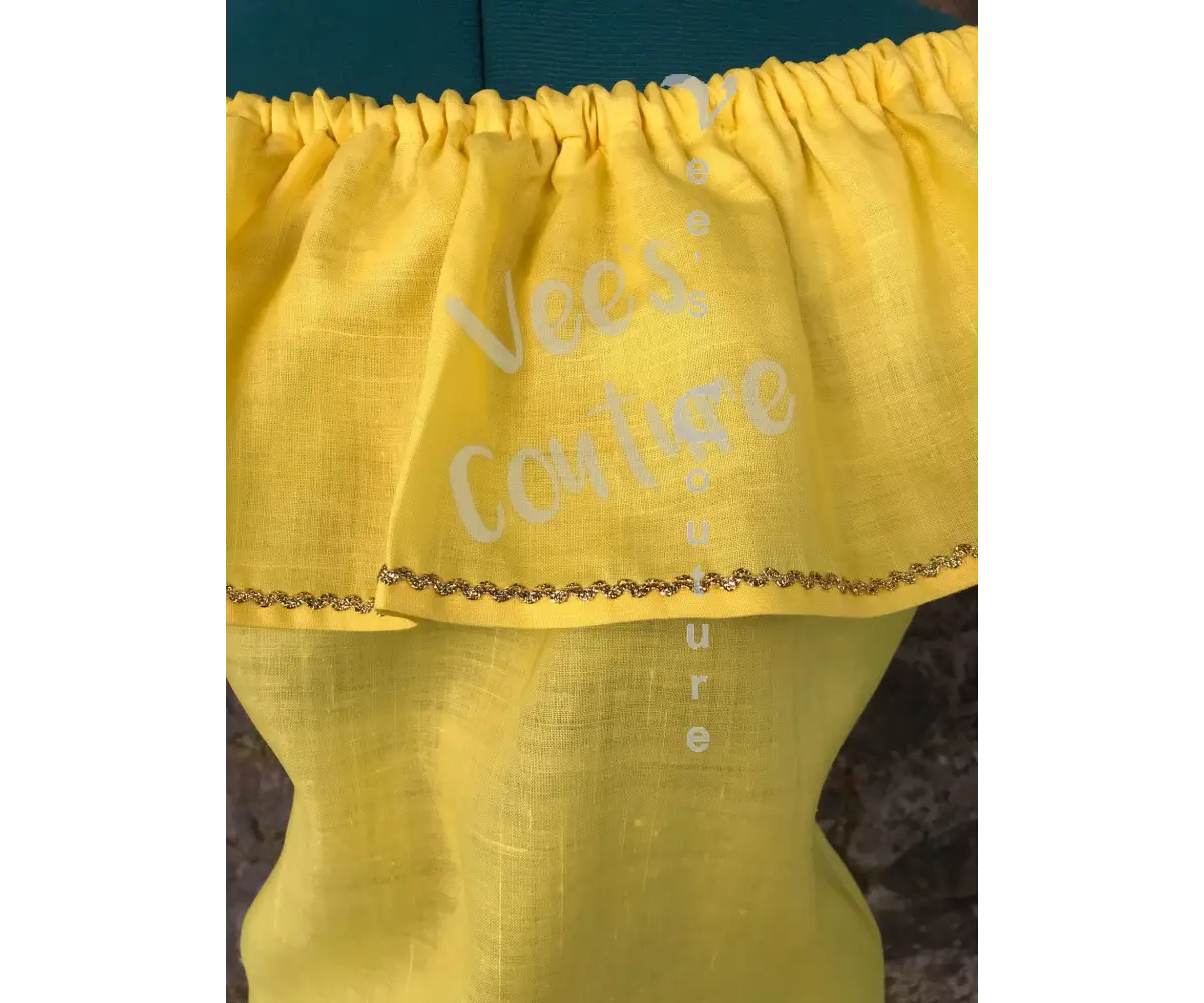 Off-Shoulder Creole Blouse Cb4