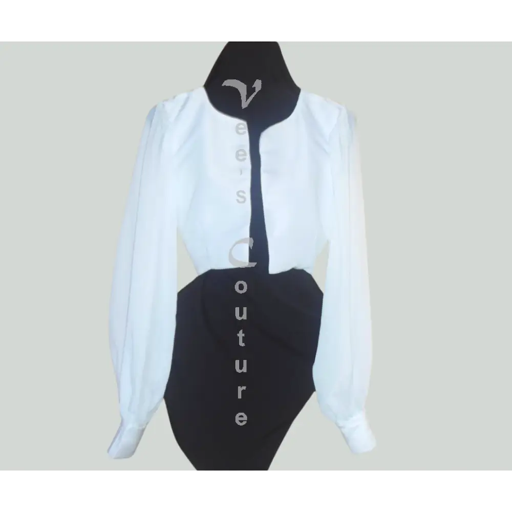 Long Sleeve Bolero - White