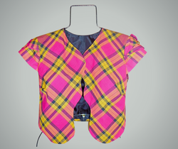 Pink Madras Bolero Bolero