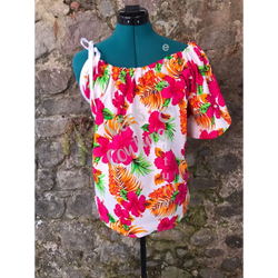 Off-Shoulder Creole Blouse Cb3