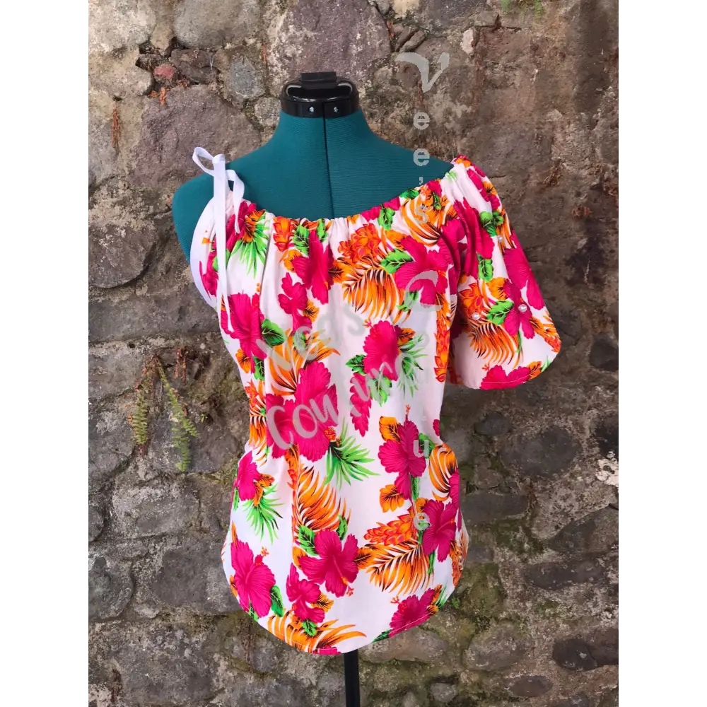 Off-Shoulder Creole Blouse Cb3