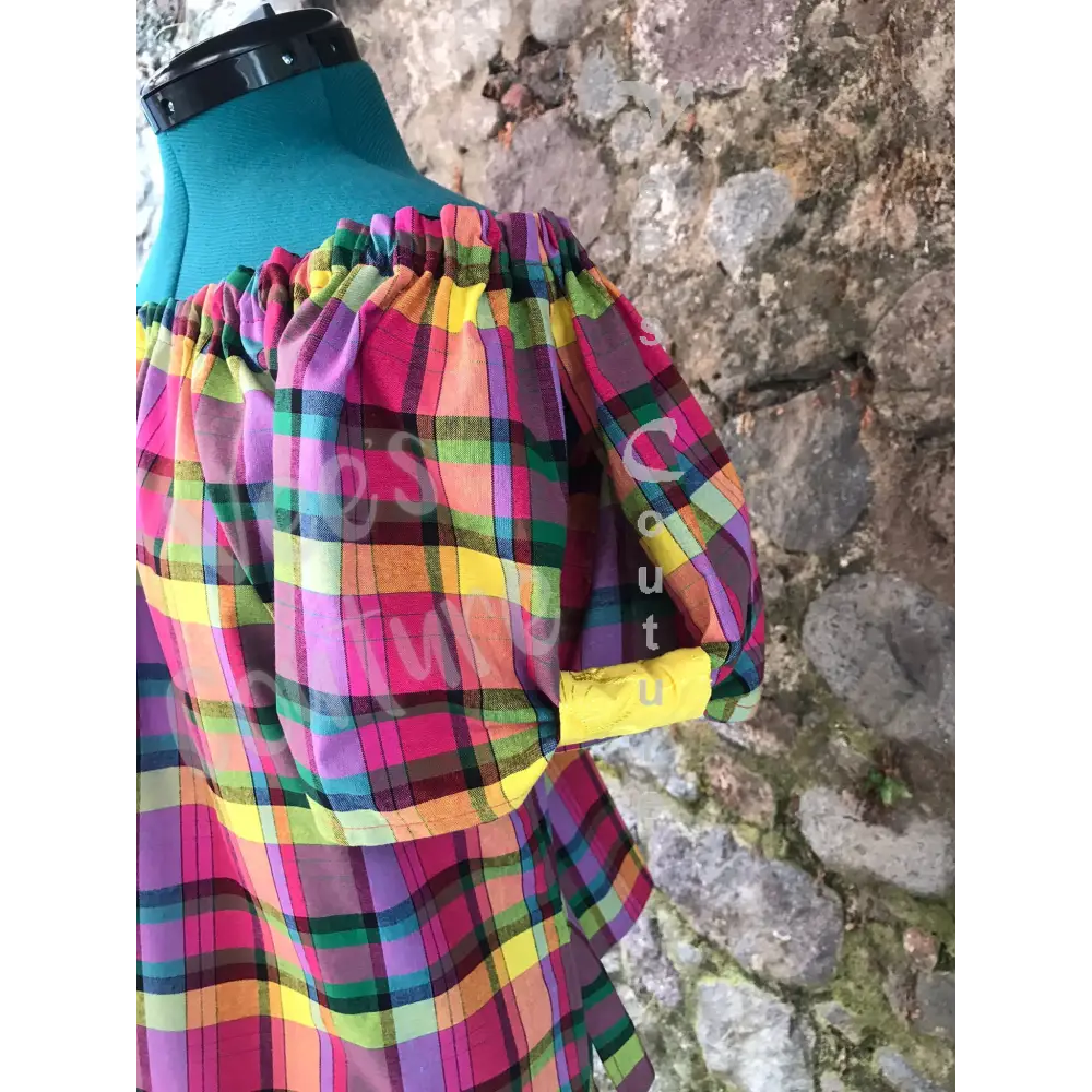 Off-Shoulder Creole Blouse Cb6