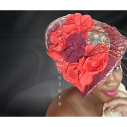 Vee's Couture Hat Rose Basket 3