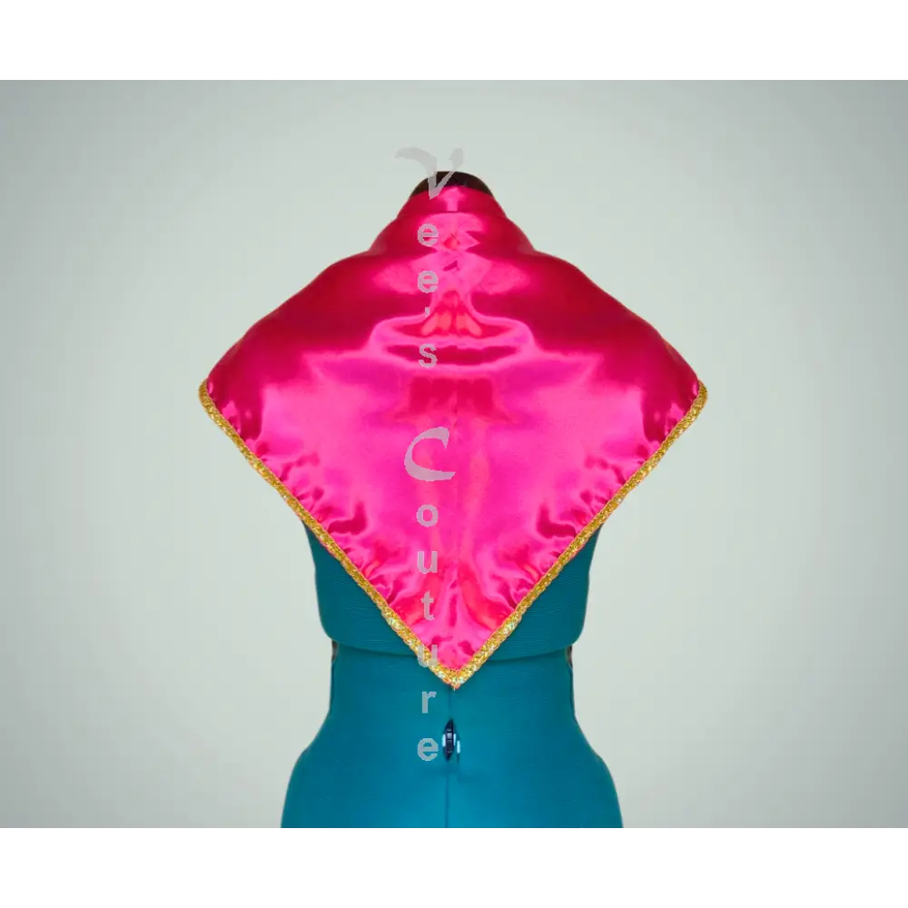 Traditional Foula with Trimming Hot Pink foula