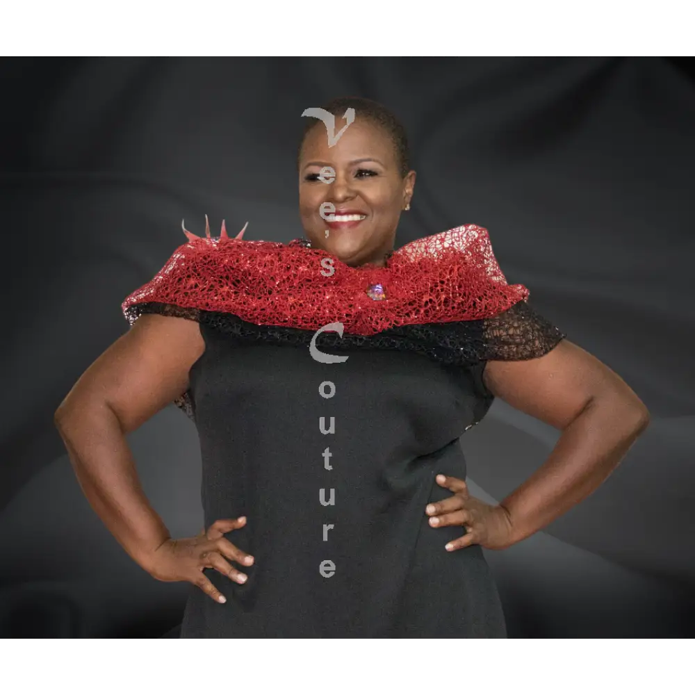 Vee's Couture Webbed Scarf 1