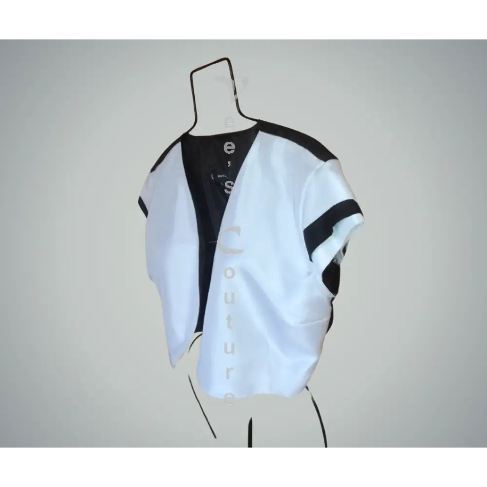 White On Black Bolero S Top